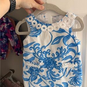 Lilly Pulitzer Blue and White Patterned Dress